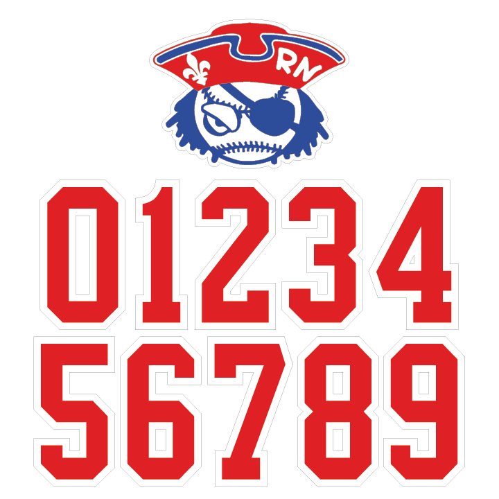Helmet Sticker Kit Patriotes